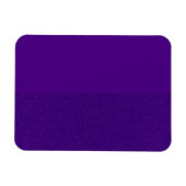 Fett geteilte Lila, flexible Foto-Magnet Magnet (Horizontal)