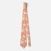 Fett gewachsene, hintere Blume - gelb und rosa Krawatte (Vorderseite)