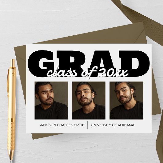 Fett Grad Abschluss Ankündigung