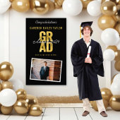 Fett-GRAD-Klasse der Foto-Graduationspartei 2025 Banner