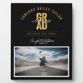 Fett-GRAD-Klasse der Foto-Graduationspartei 2025 Fotoplatte (Vorderseite)