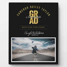 Fett-GRAD-Klasse der Foto-Graduationspartei 2025 Fotoplatte