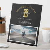 Fett-GRAD-Klasse der Foto-Graduationspartei 2025 Sockelschild (In Situ)