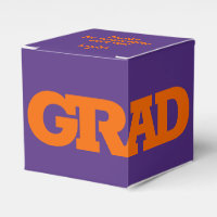 Fett-GRAD-Orange- und Lila-Graduierungspartei