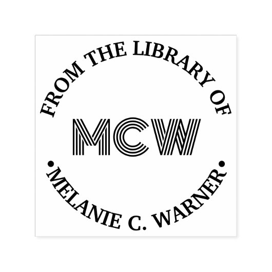 Fett Grafik 3 Anfangsbuchname Permastempel (Design)