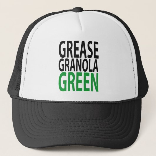 Fett, Granola, GREEN! Truckerkappe (Vorderseite)