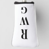Fett Großes Monogramm Golf Headcover (Rotieren 90)