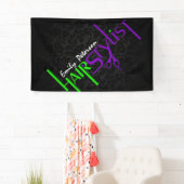 fett grün und Lila Banner (Insitu)