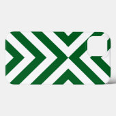 Fett grüne und weiße Chevrons Case-Mate iPhone Hülle (Rückseite (Horizontal))