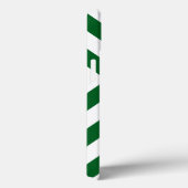 Fett grüne und weiße Chevrons Case-Mate iPhone Hülle (Rückseite / Rechts)