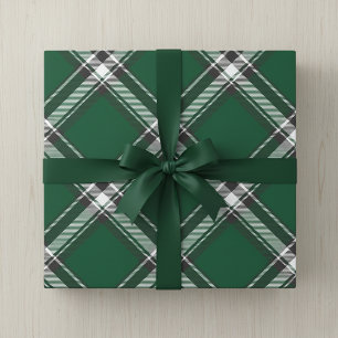 Fett grüner Tartan Geschenkwrap für stylische Cele Geschenkpapier