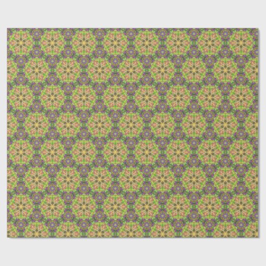 Fett grünes Abstraktes Schleifpapier Geschenkpapier (Flach)