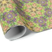 Fett grünes Abstraktes Schleifpapier Geschenkpapier (Rolleneckpunkt)