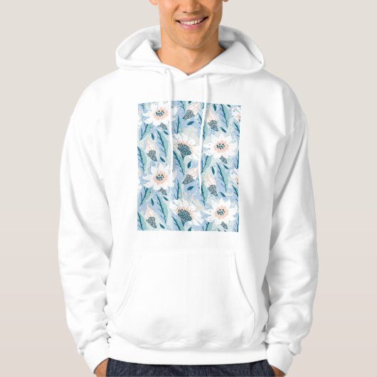 Fett handgestrichen Vintag Hoodie (Vorderseite)