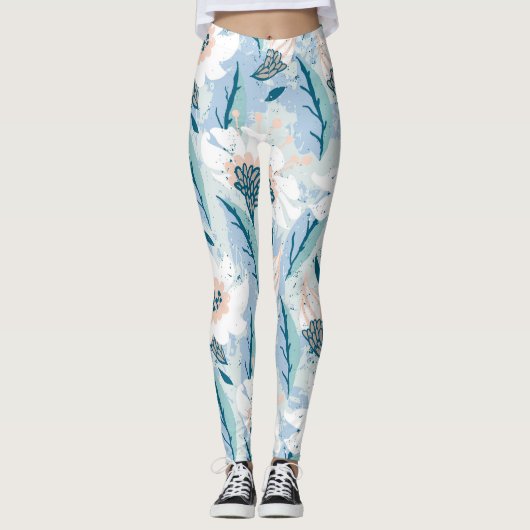 Fett handgestrichen Vintag Leggings (Vorderseite)