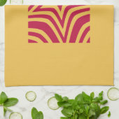 Fett & hell Rot & Weißer Stern in einem Vector-Mus Geschirrtuch (Gefaltet)