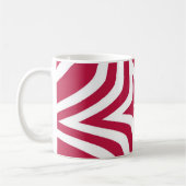 Fett & hell Rot & Weißer Stern in einem Vector-Mus Kaffeetasse (Links)