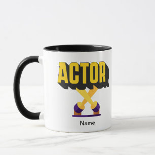 Fett helle Leuchten Schauspieler Tasse Personalisi