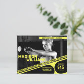 Fett-Hellgelbes Personal Trainer-Foto Postkarte (Stehend Vorderseite)