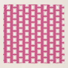 Fett hellrosa und weiß Funky Retro