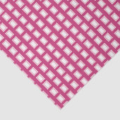 Fett hellrosa und weiß Funky Retro Seidenpapier (Ausschnitt)