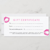 Fett individualisierbares Geschenkzertifikat für H (Rückseite)