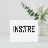 Fett inspiriert postkarte (Stehend Vorderseite)