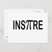 Fett inspiriert postkarte (Vorne/Hinten)