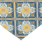 Fett Inspirierter Tischläufer mit mediterraner Not (Ecke)