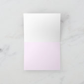 fett ist sexy rosa Karte (Innenseite)