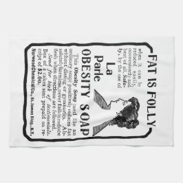 Fett ist Tortenhandtuch Geschirrtuch