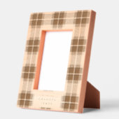 Fett karierter benutzerdefinierter Text Geätzte Rahmen (Links)