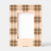 Fett karierter benutzerdefinierter Text Geätzte Rahmen (Vorderseite)