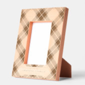 Fett karierter benutzerdefinierter Text Geätzte Rahmen (Links)