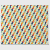 Fett Karo-Wrapping Paper aus dem Mittelalter Geschenkpapier (Flach)