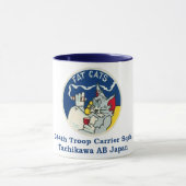 Fett Katzen 344. TCS Tachikawa AB Japan Tasse (Zentrum)