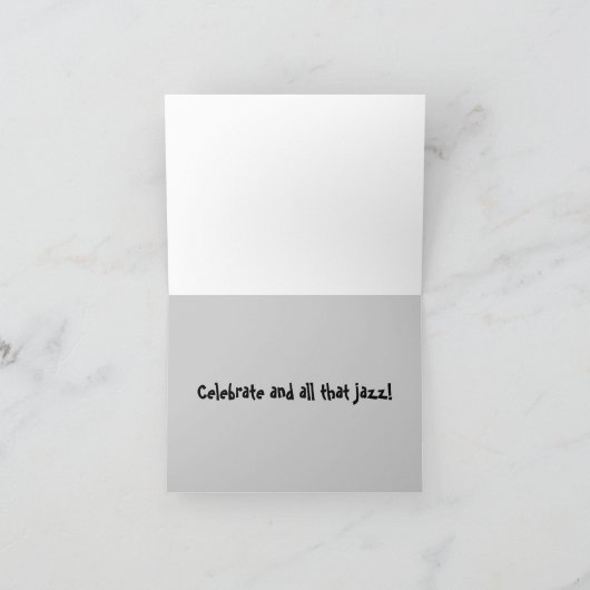 Fett Katzen Birthday Jam Karte (Innenseite)