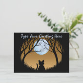 Fett Katzen Einladungen Personalisiert Katzenüberh (Stehend Vorderseite)