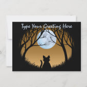 Fett Katzen Einladungen Personalisiert Katzenüberh (Vorderseite)