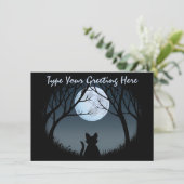 Fett Katzen Einladungen Personalisiert Katzenüberh (Stehend Vorderseite)