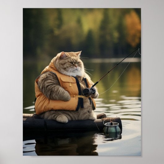 Fett-Katzenfischen Poster (Vorne)