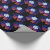 Fett-Katzenwackelpapier Niedliches KatzenHalloween Geschenkpapier (Ecke)