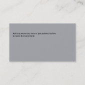 Fett Kommerzielle Visitenkarte für Real Anwesen (Rückseite)