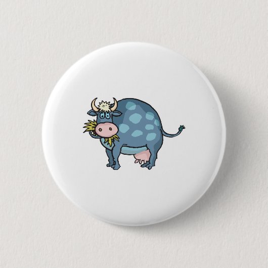 Fett-Kuh Button (Vorderseite)