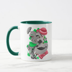 Fett & künstlerische Keramik Kaffee Tasse