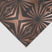 Fett Kupfer Schwarz-Star-Muster Decoupage Seidenpapier (Detail)