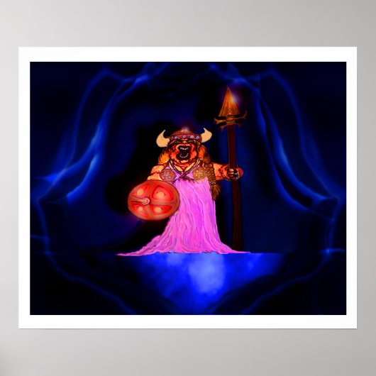 Fett-Lady singt Poster (Vorne)