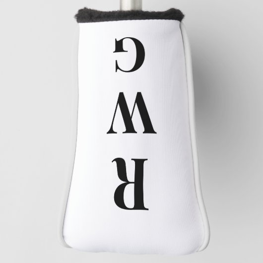 Fett Large Monogram Golf Headcover (Rotieren 90)