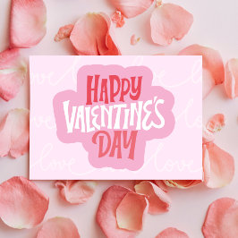 Fett-Liebe-Erklärung Valentinstag Postkarte