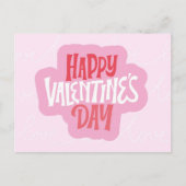 Fett-Liebe-Erklärung Valentinstag Postkarte (Vorderseite)